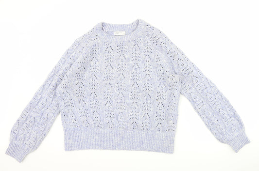 Papaya Womens Purple   Pullover Jumper Size M