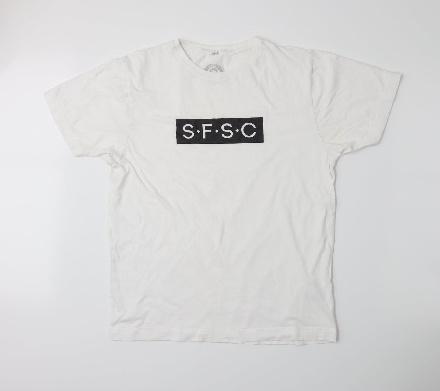 Continental Womens White   Basic T-Shirt Size L