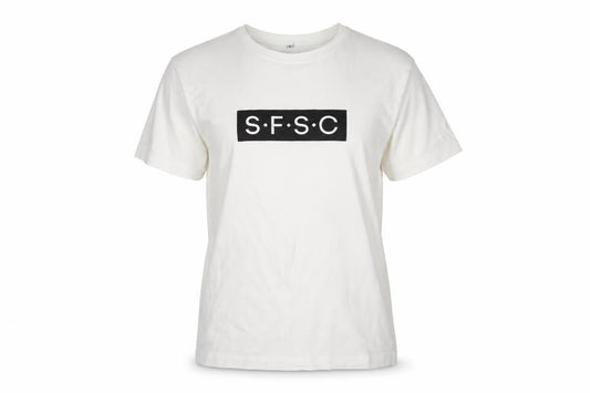 Front view of Continental women’s white basic t-shirt, size L