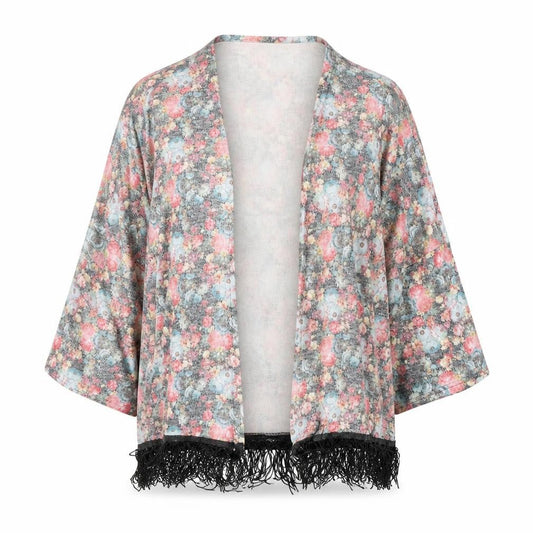 Atmosphere Womens Multicoloured Floral Jersey Cardigan Jumper Size 14