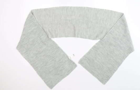 Marks and Spencer Womens Grey Striped Knit  Scarf