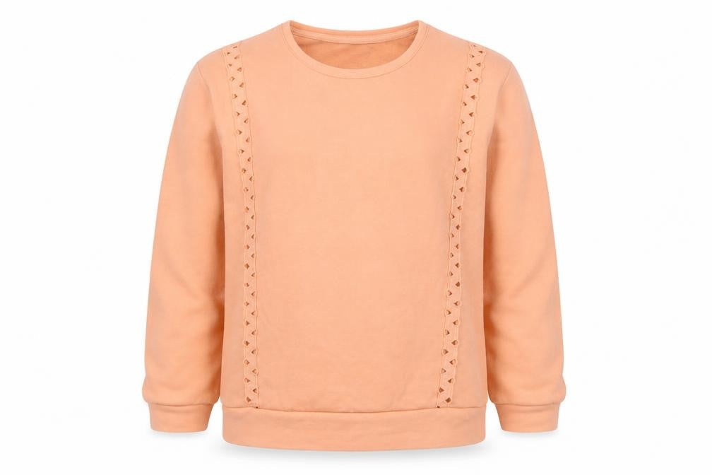 Mango Girls Pink   Pullover Sweatshirt Size 11-12 Years