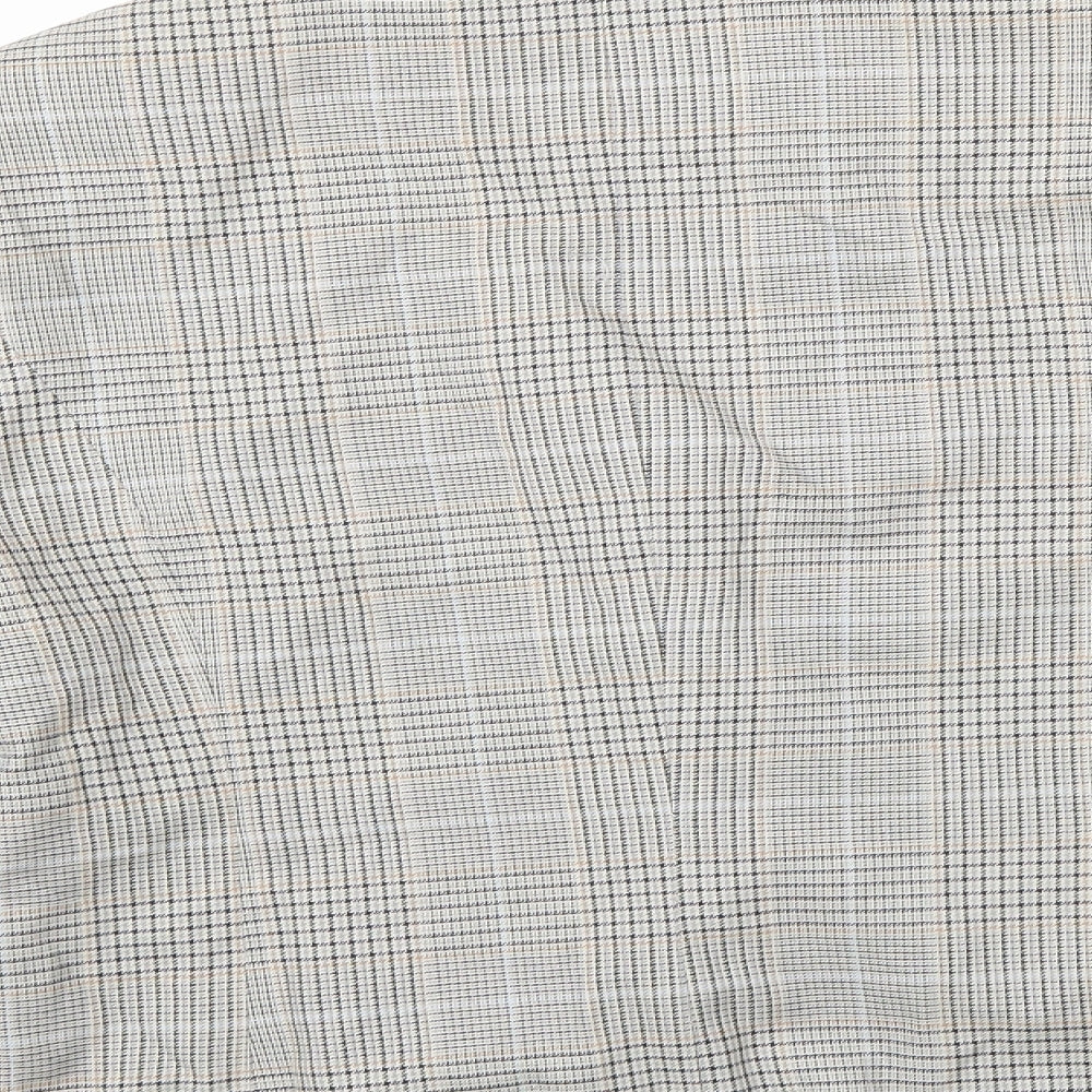 Alibi Womens Brown Check  Jacket Blazer Size 16