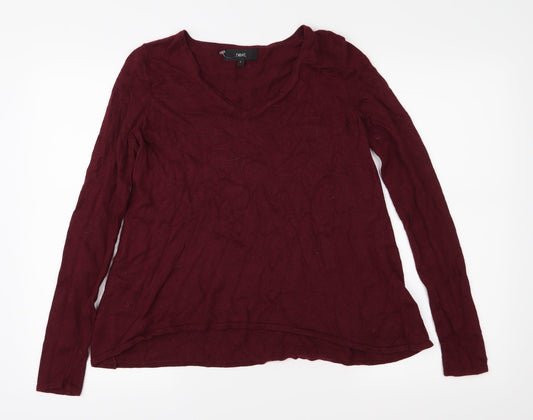 NEXT Womens Purple  Knit Pullover Jumper Size 6