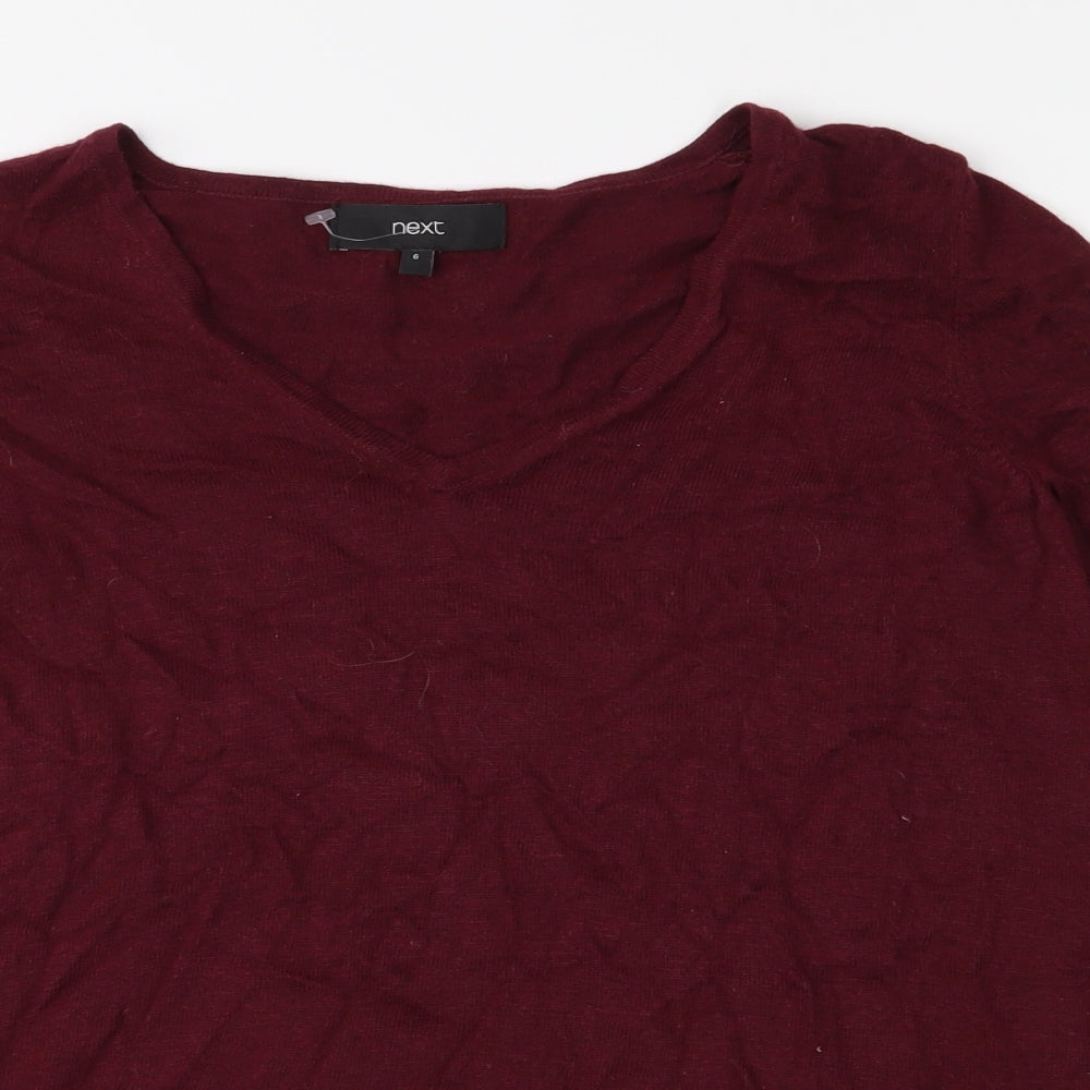 NEXT Womens Purple  Knit Pullover Jumper Size 6