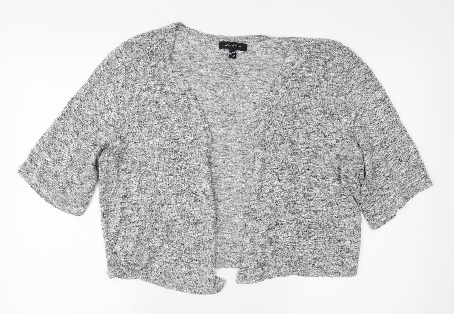 Atmosphere Womens Grey  Knit Cardigan Jumper Size L