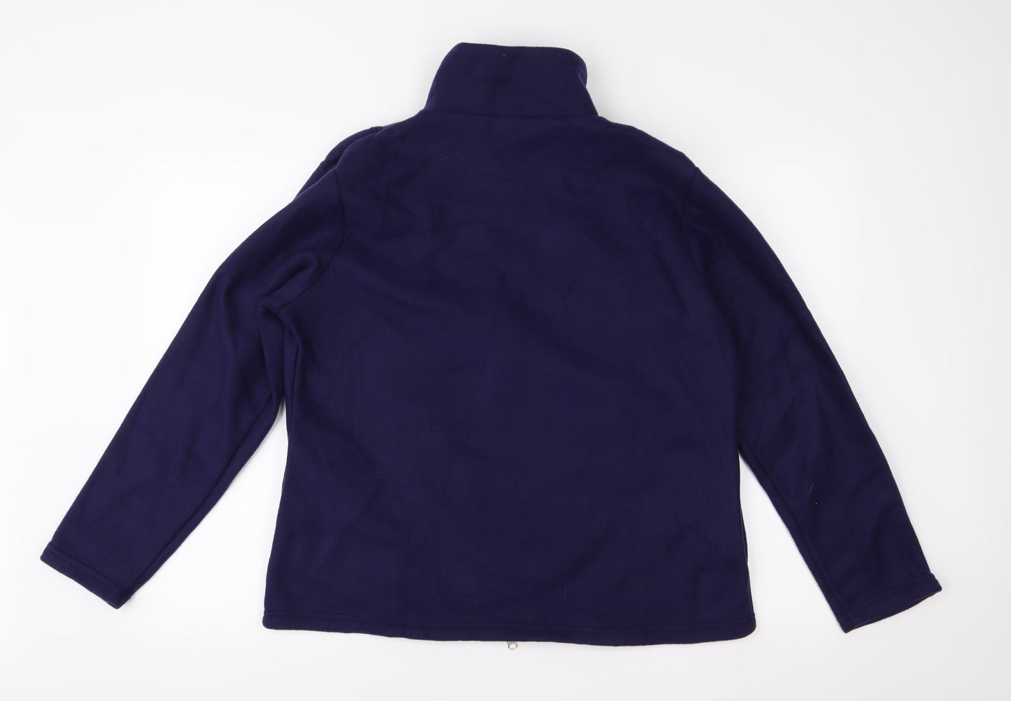Anne De Lancay Womens Purple  Fleece Jacket  Size M