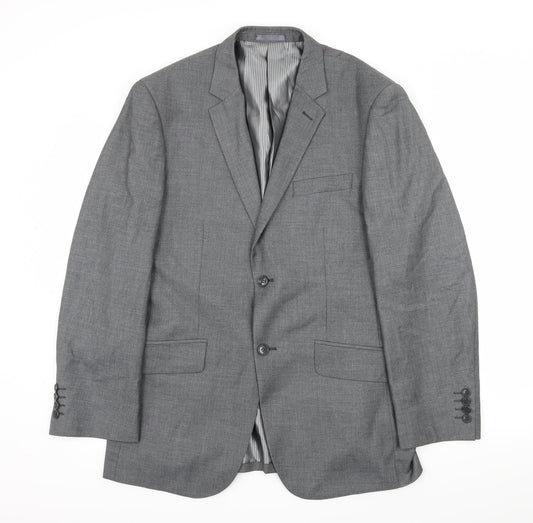 Primo Mens Grey   Jacket Suit Jacket Size M