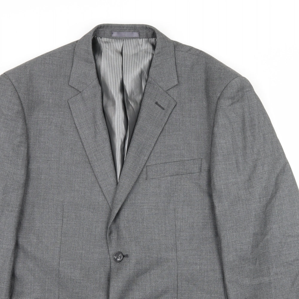 Primo Mens Grey   Jacket Suit Jacket Size M