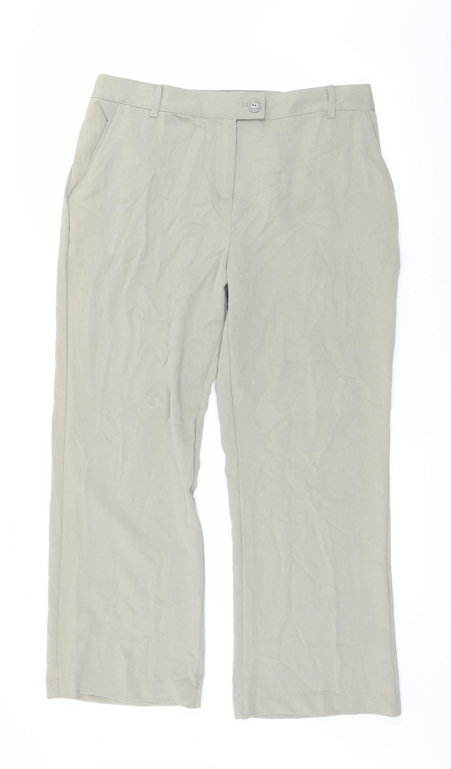 Anna Rose Womens Beige   Trousers  Size 16 L27 in