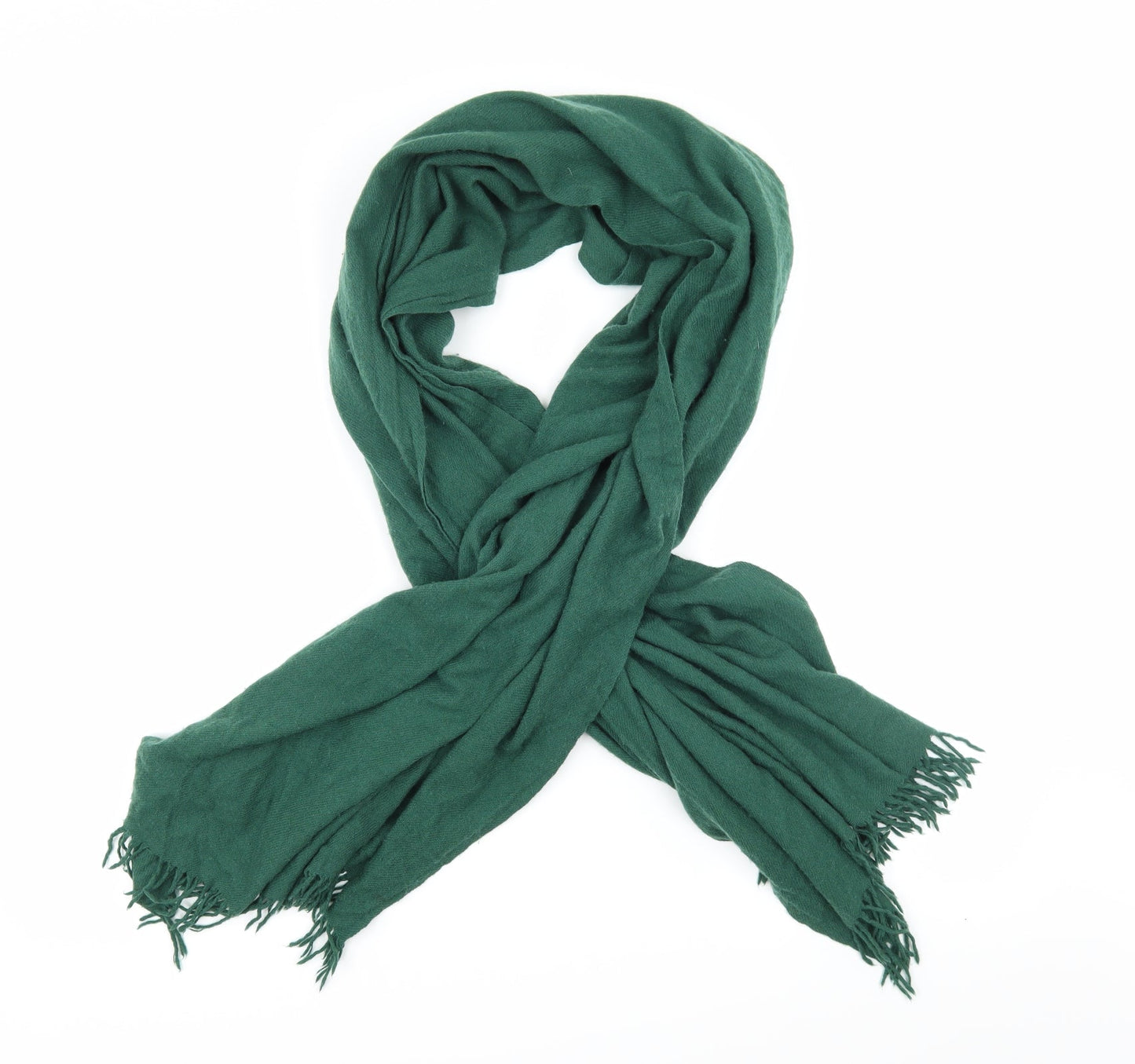 Preworn Womens Green  Knit  Scarf