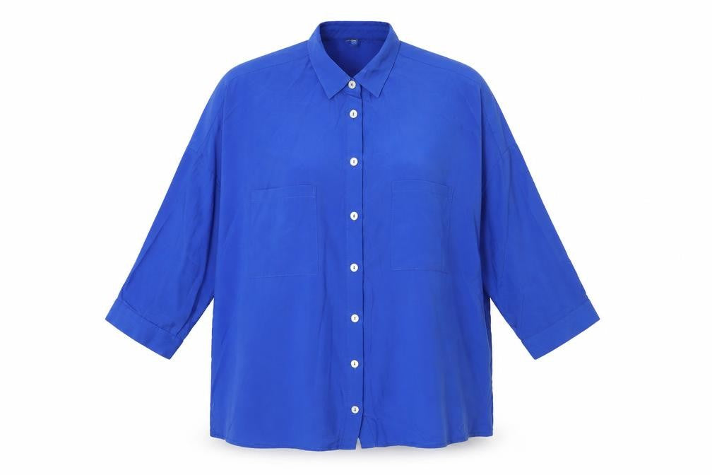 Marks & Spencer Womens Blue   Basic Blouse Size 8