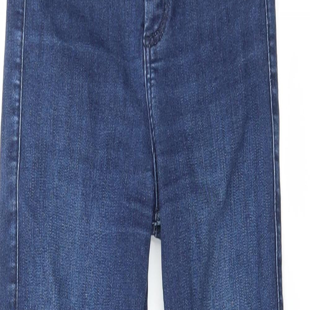 Topshop Womens Blue  Denim Skinny Jeans Size 26 in L32 in