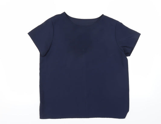 Marks and Spencer Womens Blue   Basic Blouse Size 12