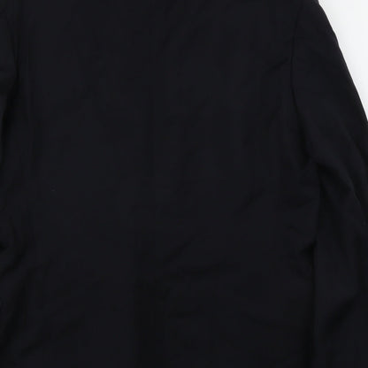 Brand and care label for George men’s blue jacket suit jacket, size 42
