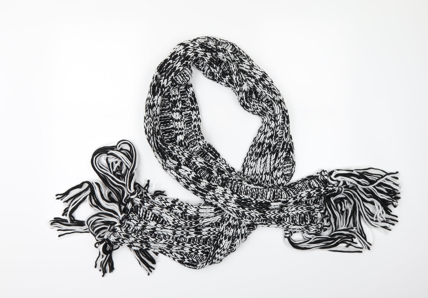 ASOS Unisex Black Batik   Scarf