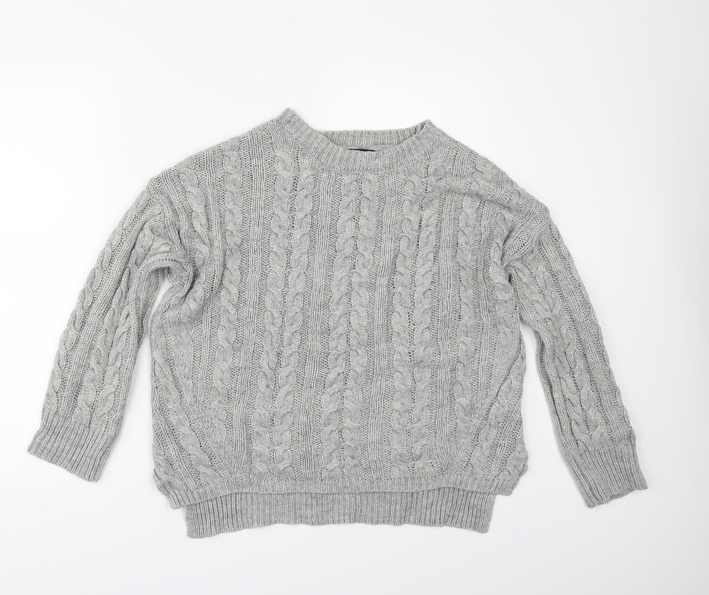 Primark Womens Grey   Pullover Jumper Size S