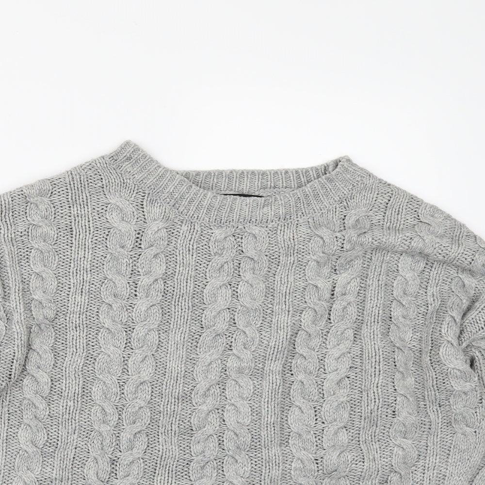 Primark Womens Grey   Pullover Jumper Size S