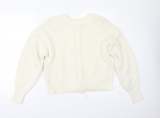 New Look Womens Ivory   Pullover Jumper Size S