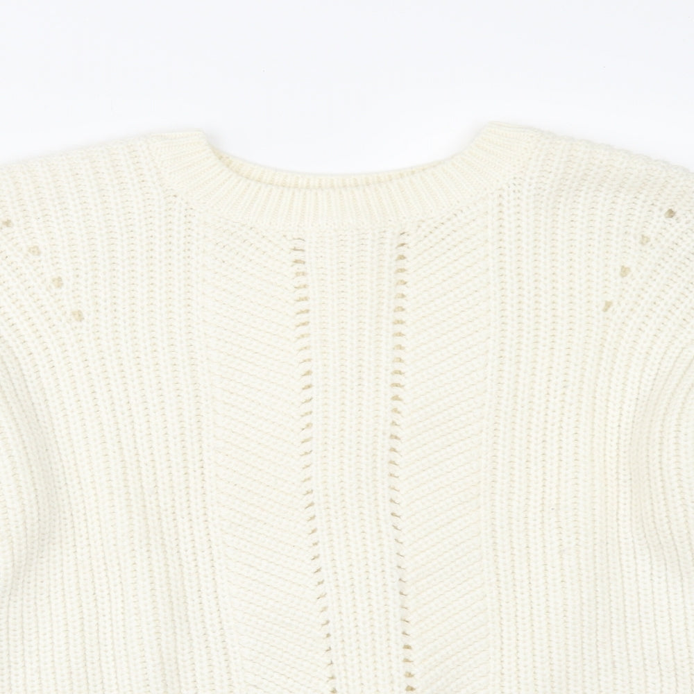 New Look Womens Ivory   Pullover Jumper Size S