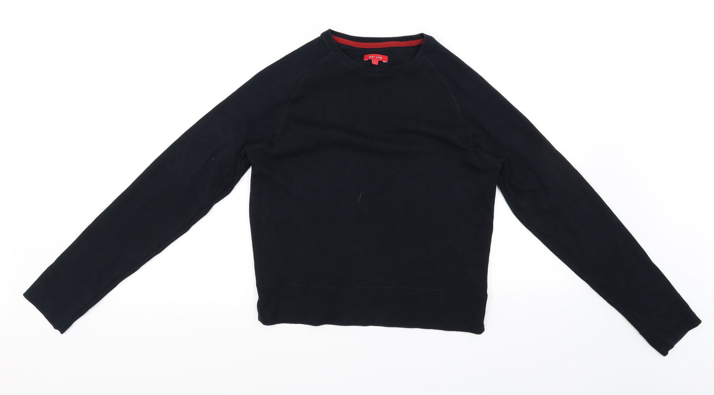 Per Una Mens Black   Pullover Jumper Size L