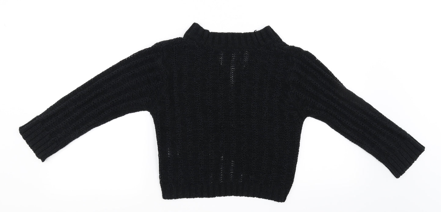 TU Womens Black   Cardigan Jumper Size 10