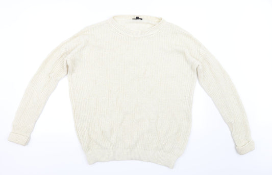 Topshop Womens Yellow   Pullover Jumper Size 6