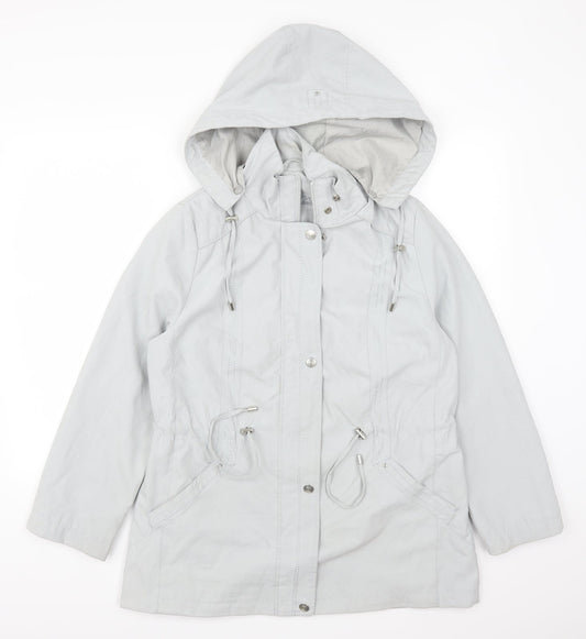 Bonmarché Womens Grey   Jacket Coat Size S