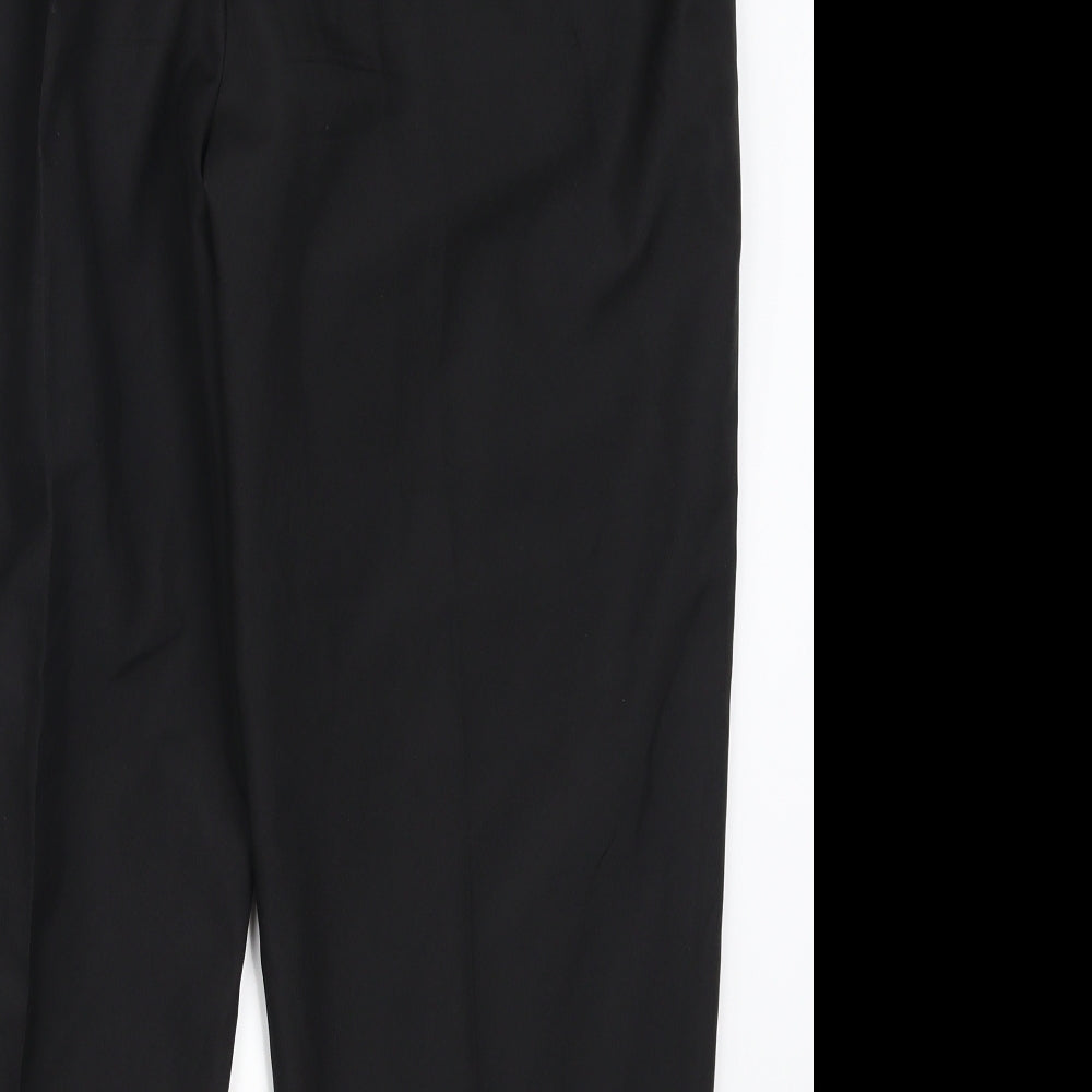 Amalina Womens Black   Trousers  Size 36 in L25 in
