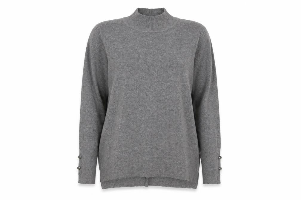 Peacocks Womens Grey   Pullover Jumper Size 12
