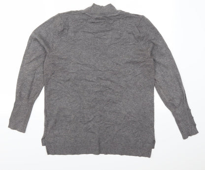 Back view of Peacocks women’s grey jumper, size UK 12