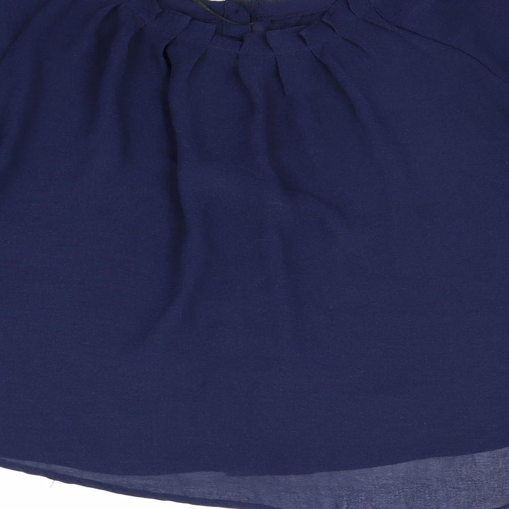H&M Womens Blue   Basic Blouse Size S