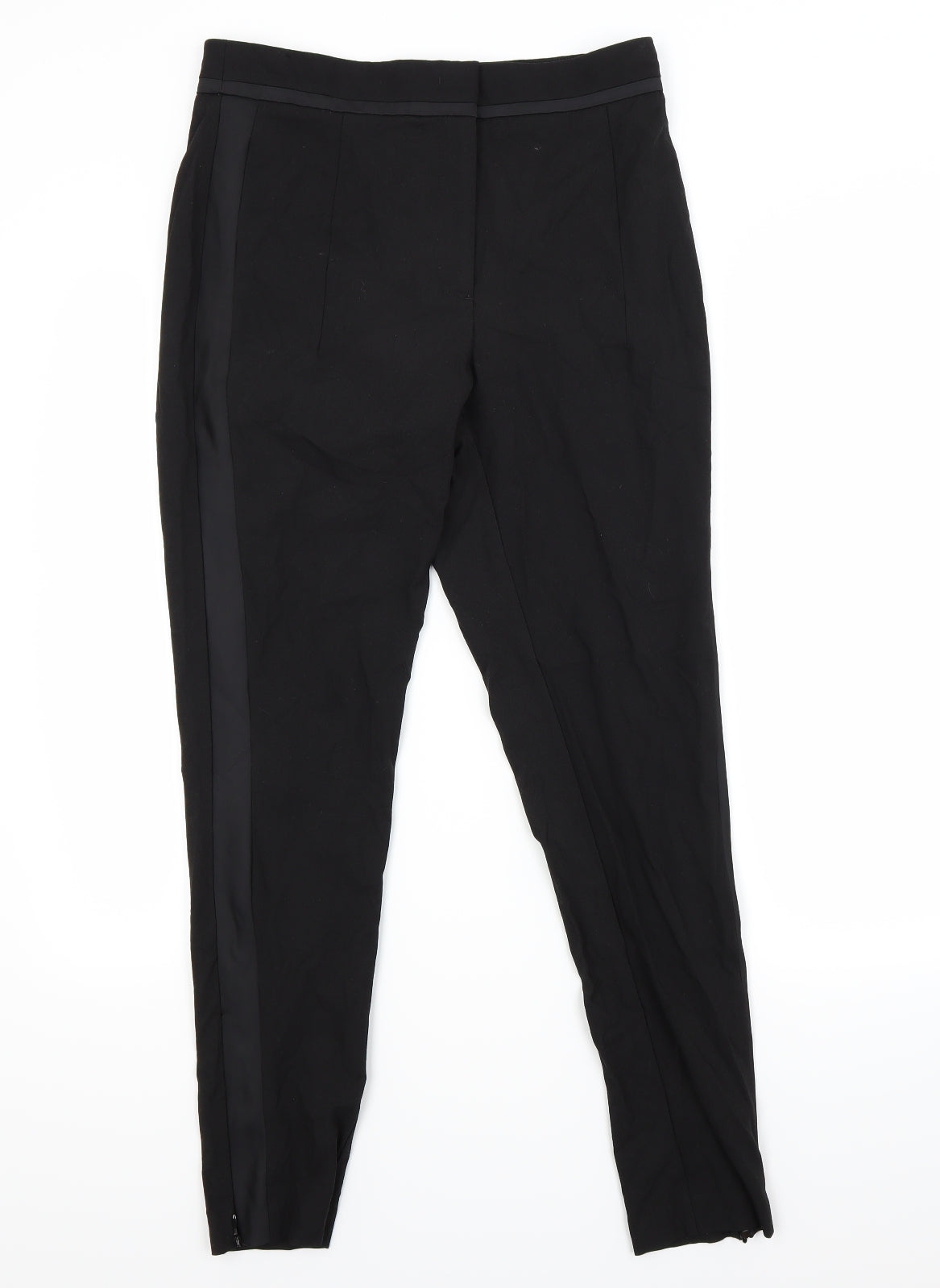 H&M Womens Black   Trousers  Size 10 L28 in