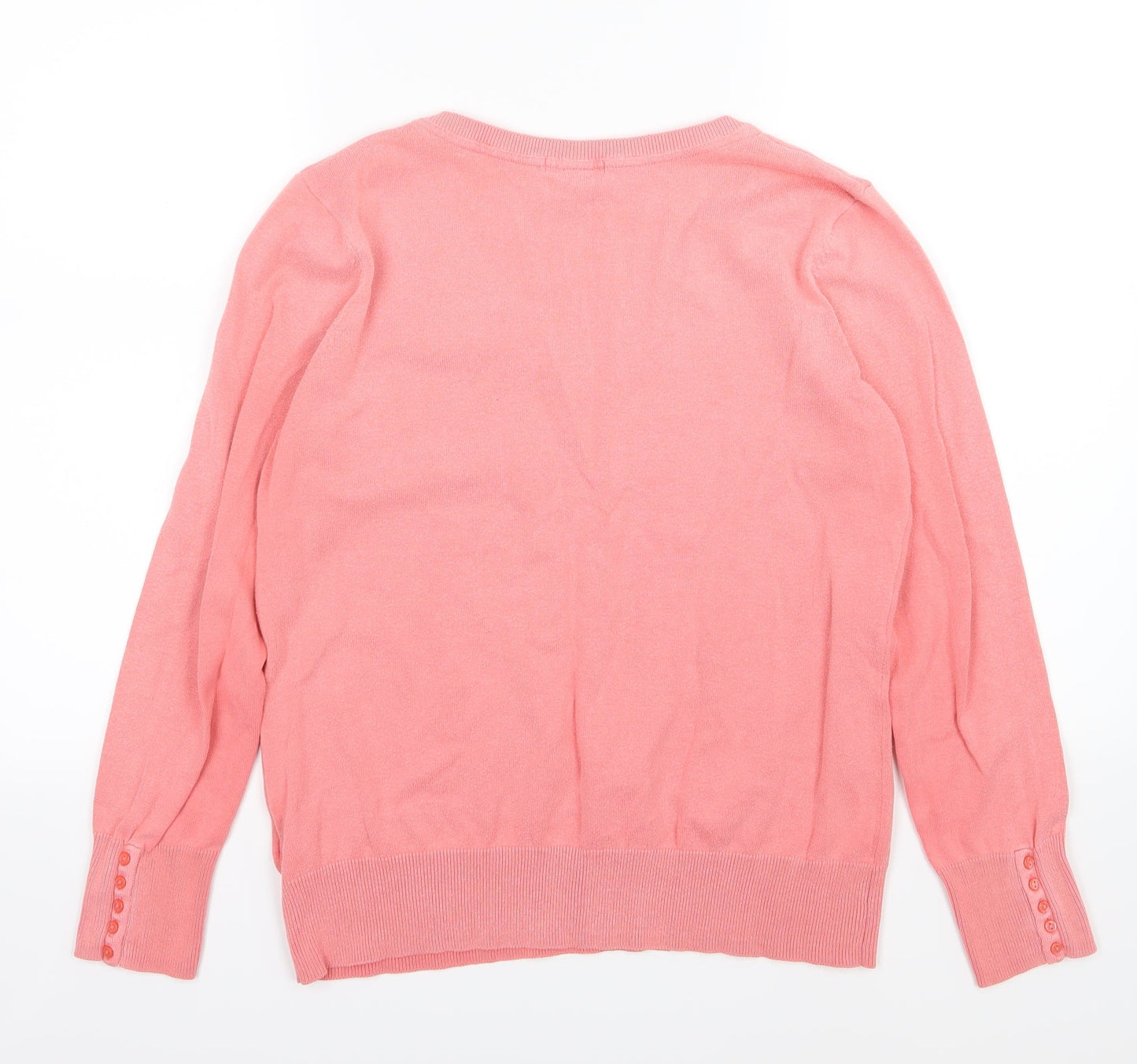 H&M Womens Pink  Knit Pullover Jumper Size M
