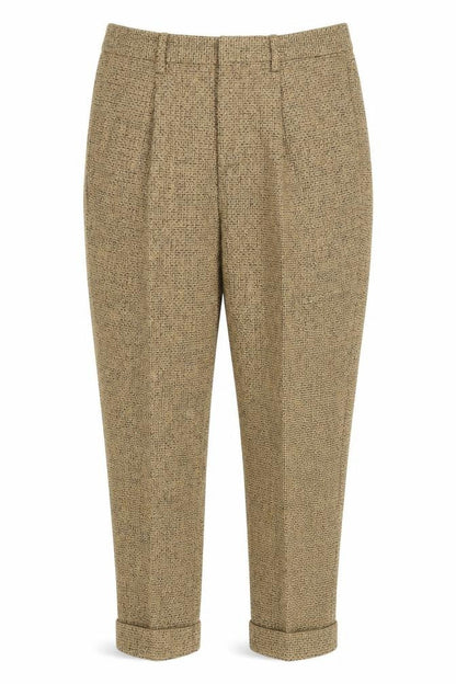 ASOS Womens Brown   Cropped Trousers Size 32 L32 in