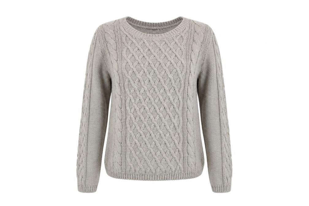 H&M Womens Brown  Knit Pullover Jumper Size L
