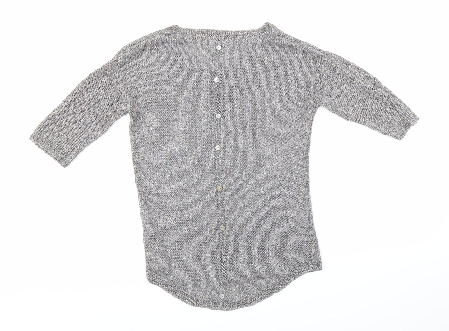 NEXT Womens Grey  Knit Pullover Jumper Size 6
