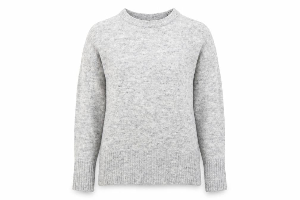 H&M Womens Grey  Knit Pullover Jumper Size S