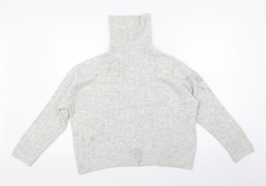 George Womens Grey  Knit Pullover Jumper Size S