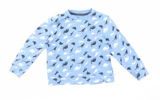 Lily & Dan Boys Blue   Pullover Sweatshirt Size 7-8 Years