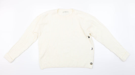 George Womens Beige  Knit Pullover Jumper Size L