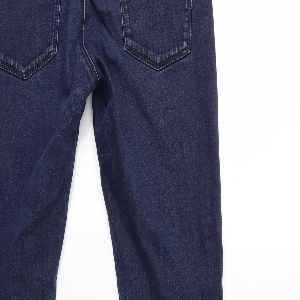 Country Road Womens Black  Denim Straight Jeans Size 26 in L31 in