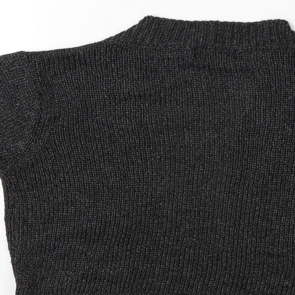 NEXT Womens Grey  Knit Cardigan Jumper Size 10