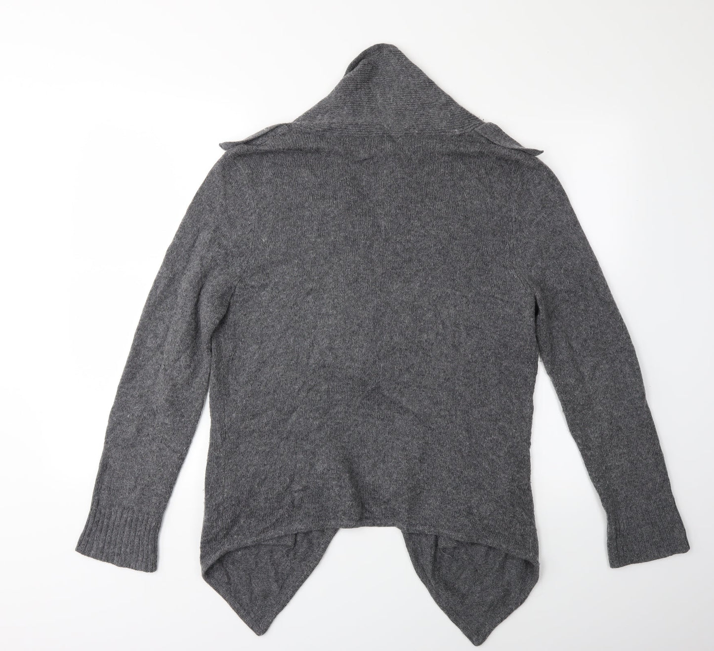 Marks and Spencer Womens Grey  Knit Cardigan Jumper Size 16