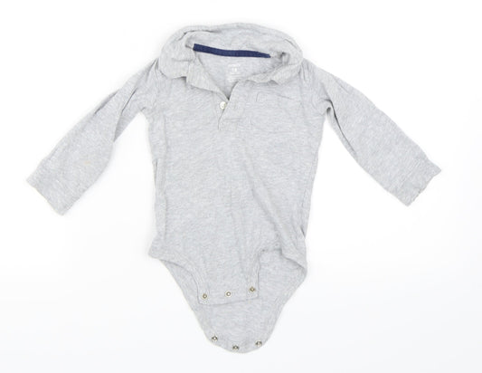Carter's Boys Grey   Babygrow One-Piece Size 18 Months