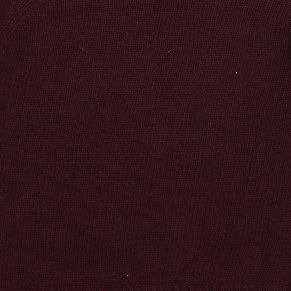 Soon Womens Brown  Knit Pullover Jumper Size 12