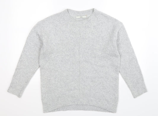 George Womens Grey  Knit Pullover Jumper Size S