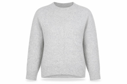 Front view of George women’s grey knit jumper, size S