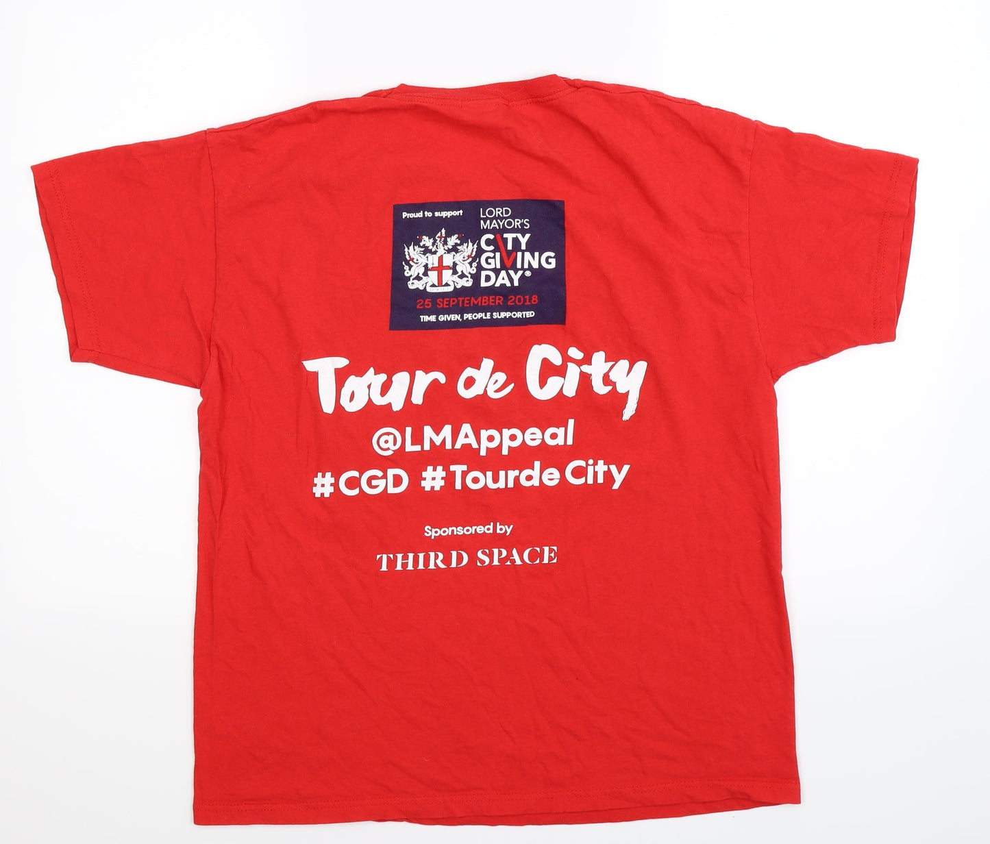 Fruit of the Loom Mens Red    T-Shirt Size L