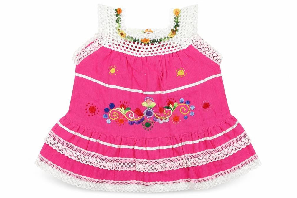 Preworn Girls Pink   Fit & Flare  Size 2 Years